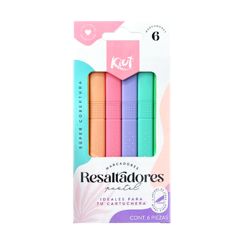 RESALTADORES PASTEL KIUT 6UND