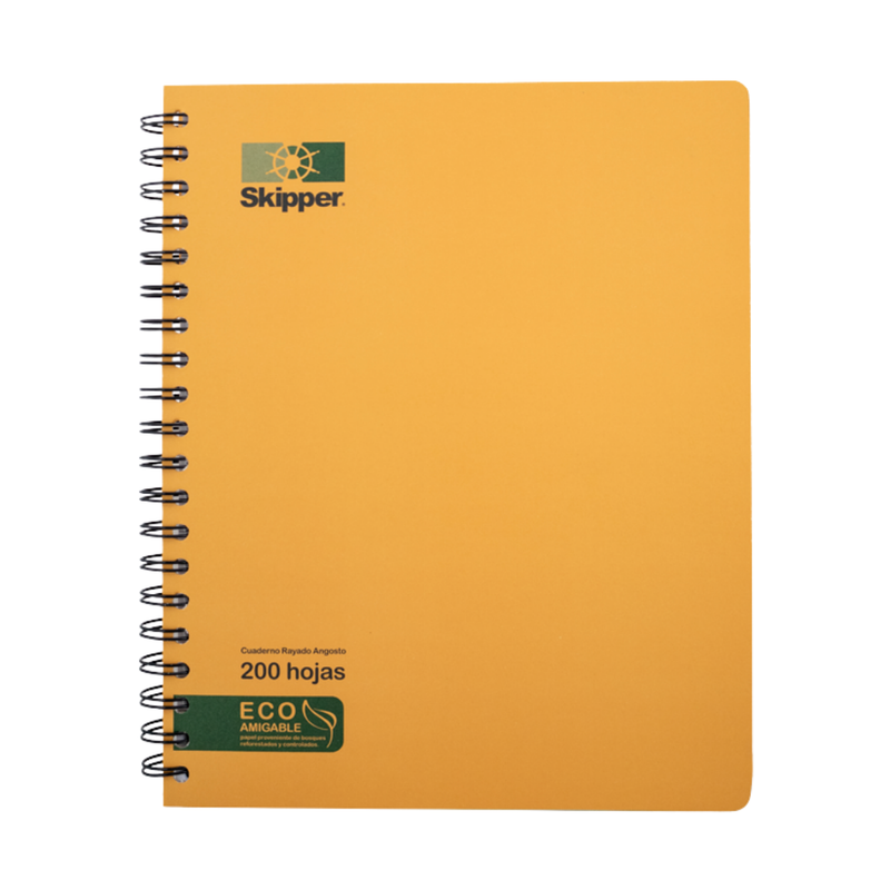 CUADERNO KRAFT SKIPPER ESPIRAL GRANDE 200H 967 UD