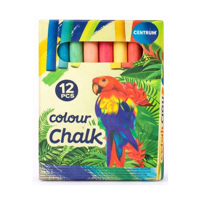 TIZA DE COLORES CENTRUM 12UDS