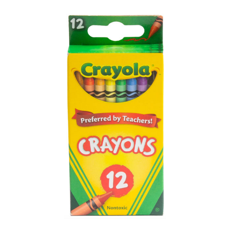 CRAYON DE CERA ESTANDAR CRAYOLA CJ12