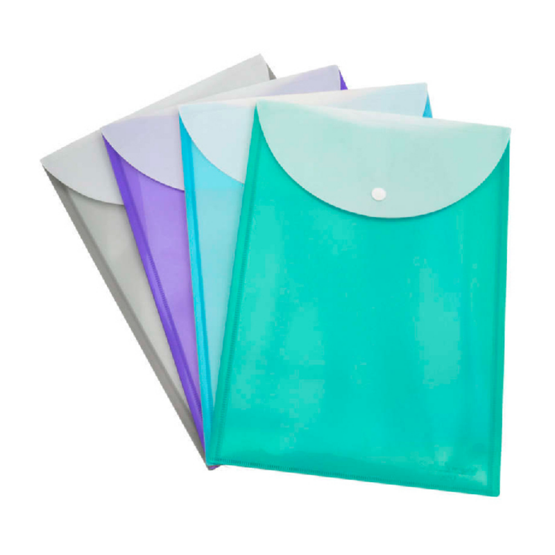 SOBRE A4 VERTICAL BROCHE-BOLSILLO STUDMARK 12 UDS