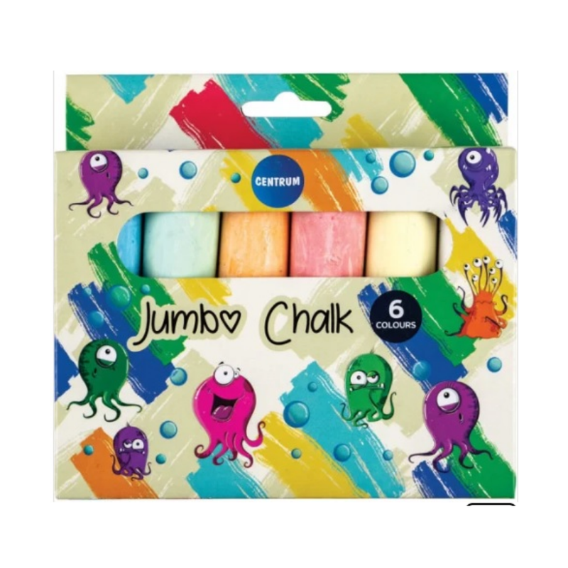 TIZAS JUMBO 6 COLORES CENTRUM PULPOS