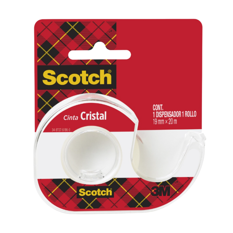 CINTA SCOTCH CRISTAL 19MM X 20M