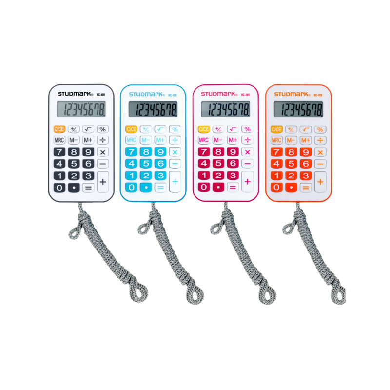CALCULADORA DE MANO 8 DIG C/CORDEL