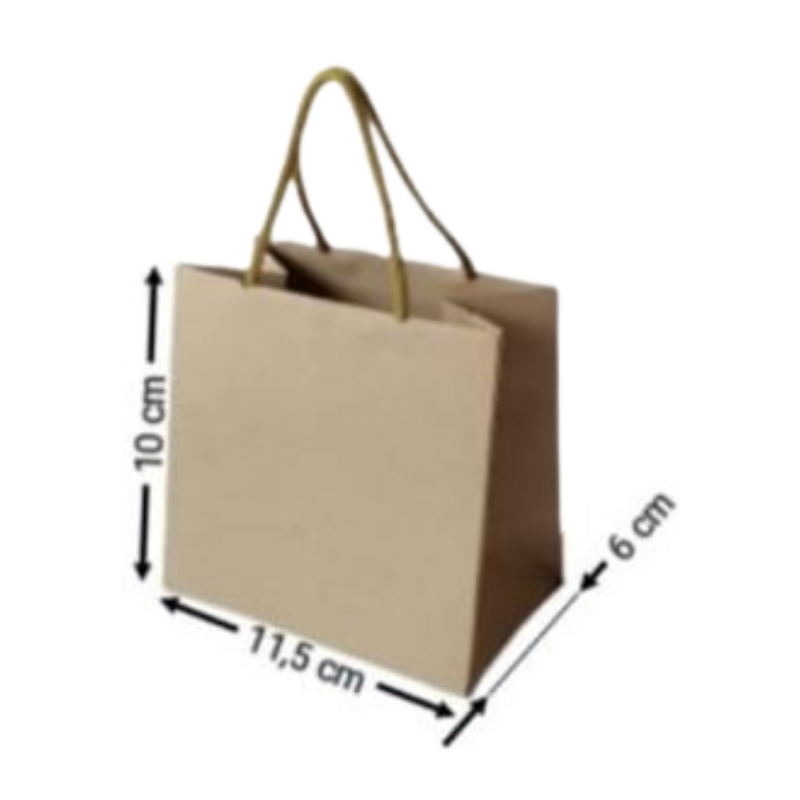 BOLSA KRAFT HORIZONTAL #1302 10X11,5X6CM 