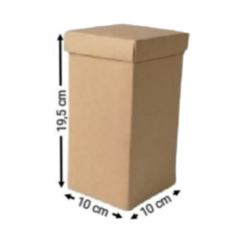 CAJA KRAFT P/PERFUME #2044 19,5X10X10CM