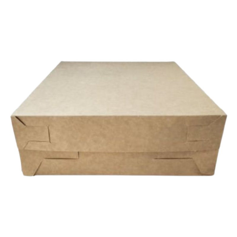 CAJA KRAFT RECTANGULAR #2075 28X28X10CM