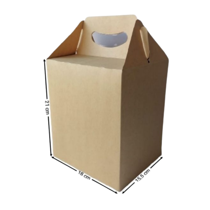 CAJA KRAFT P/SORPRESA #4740 21X18X15,5CM