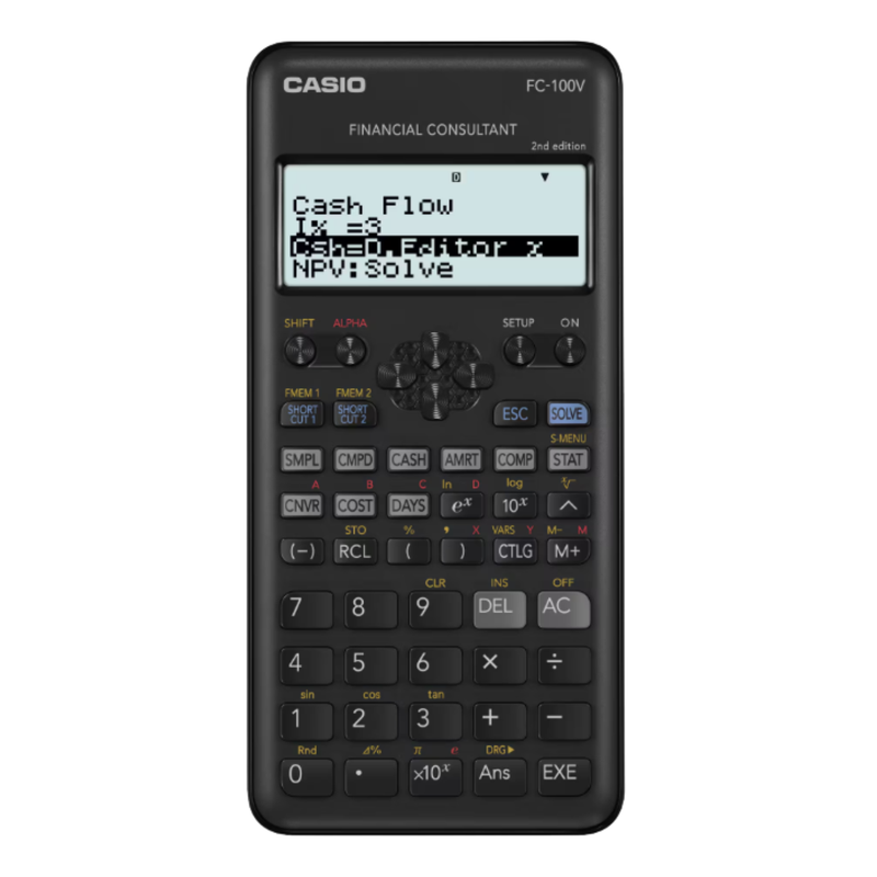 CALCULADORA FINANCIERA CASIO FC100V