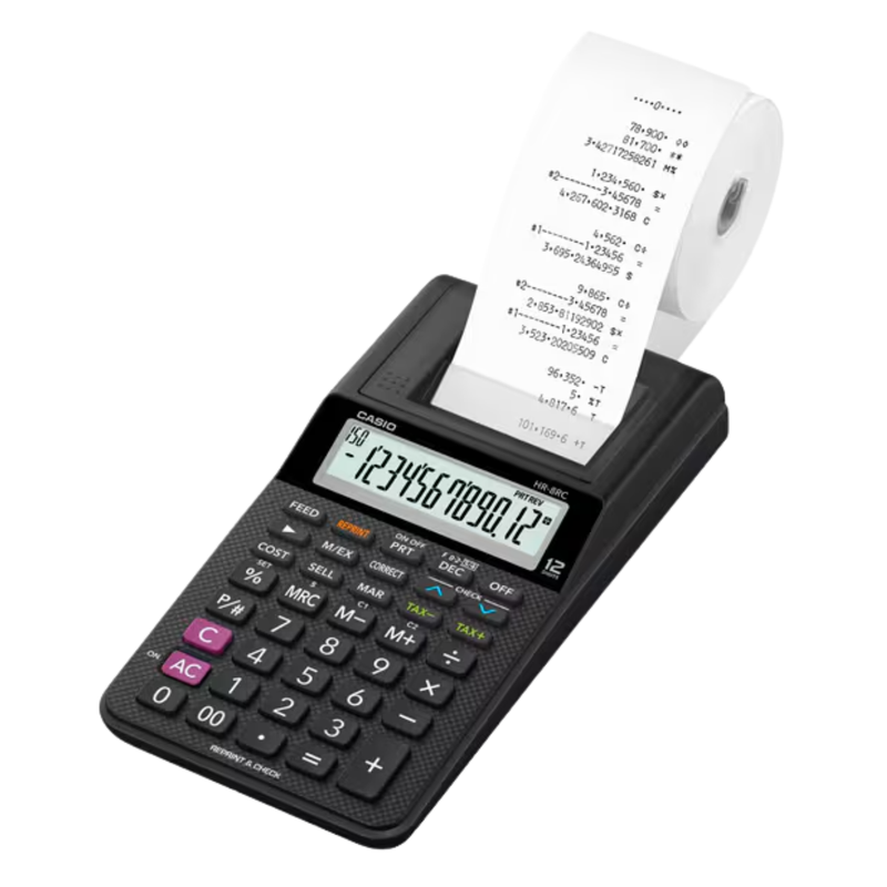 SUMADORA CASIO HR-8RC-BK