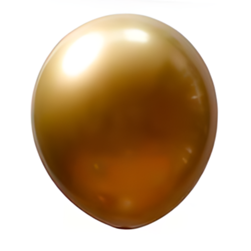 GLOBO No. 18 DORADO CELETEX (25 UDS)