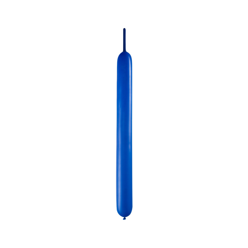 GLOBO No. 12  AZUL ROYAL PAYASO (50 UDS)
