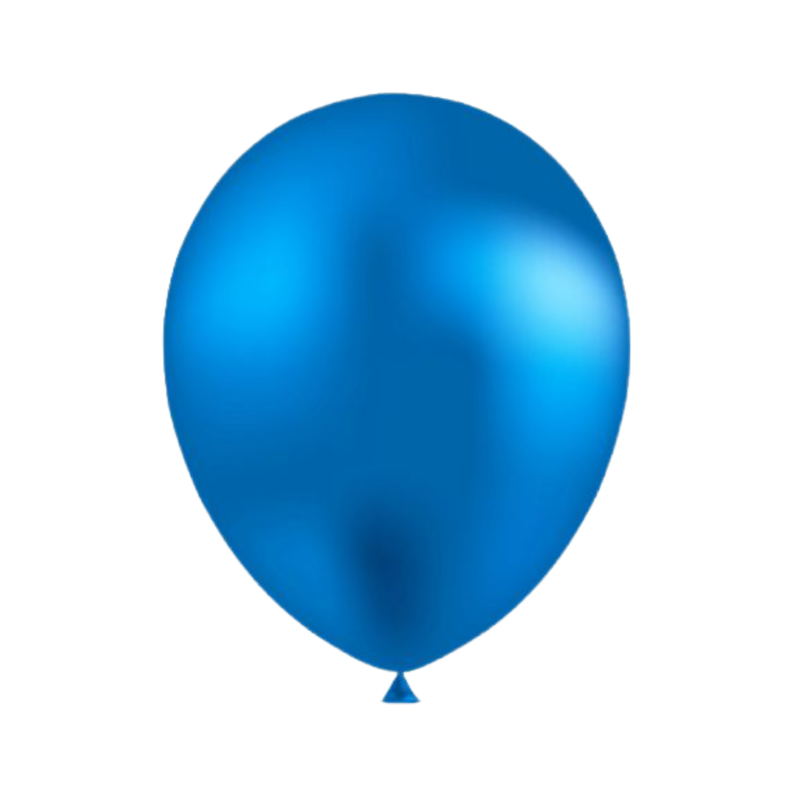 GLOBO No. 12 AZUL ROYAL PAYASO (50 UDS)