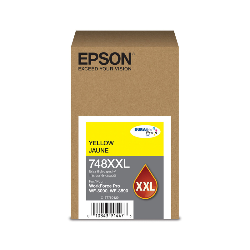 CARTUCHO EPSON AMARILLA T748XXI420-AL WF - 6090/6590 UNIDAD