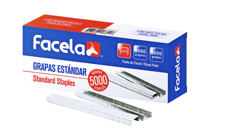CAJA DE GRAPAS STANDARD FACELA