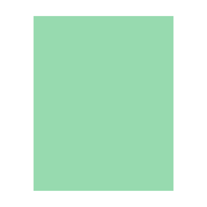 CARTULINA BRISTOL VERDE T/CARTA (PAQ 100)