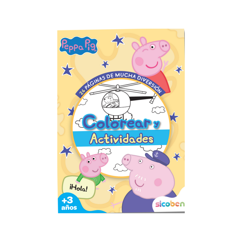 COLOREA Y ACTIVIDADES HASBRO 2 TITULOS 24 PAG C/U SICOBEN