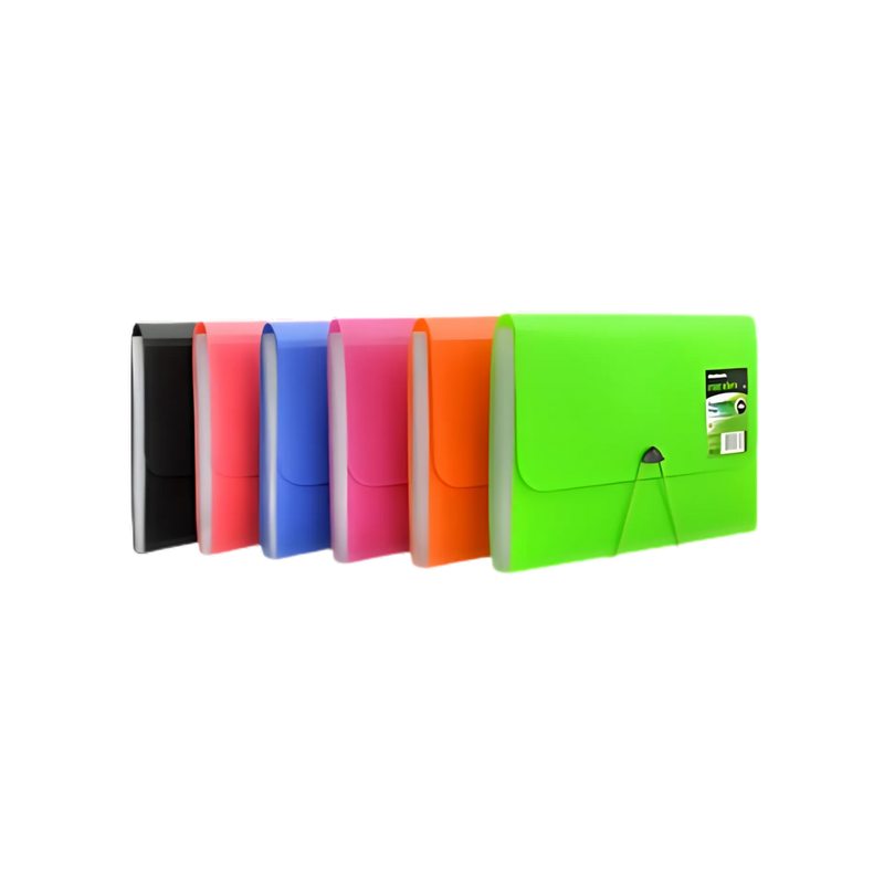 ACORDEON A4 13 DIV NEON SURTIDO