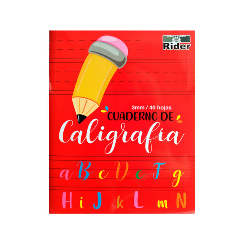 CUADERNO CALIGRAFIA 3MM 40H