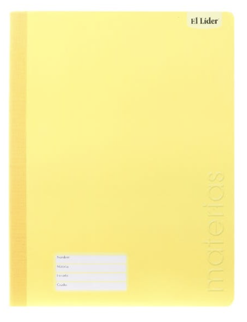 CUADERNO CL COLORES VARIADOS LIDER 100H (UNIDAD)