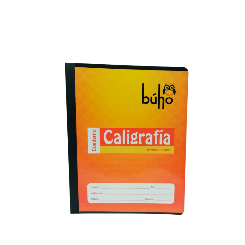 CUADERNO DE CALIGRAFIA BUHO 5MM 40H