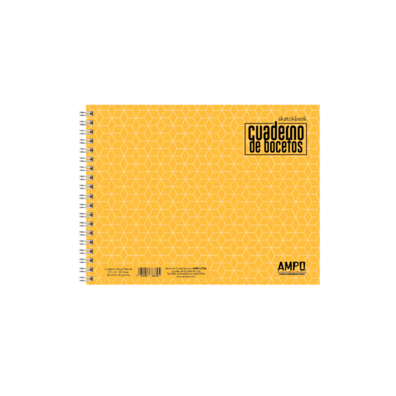 CUADERNO DE DIBUJO T/CARTA 80H AMPO