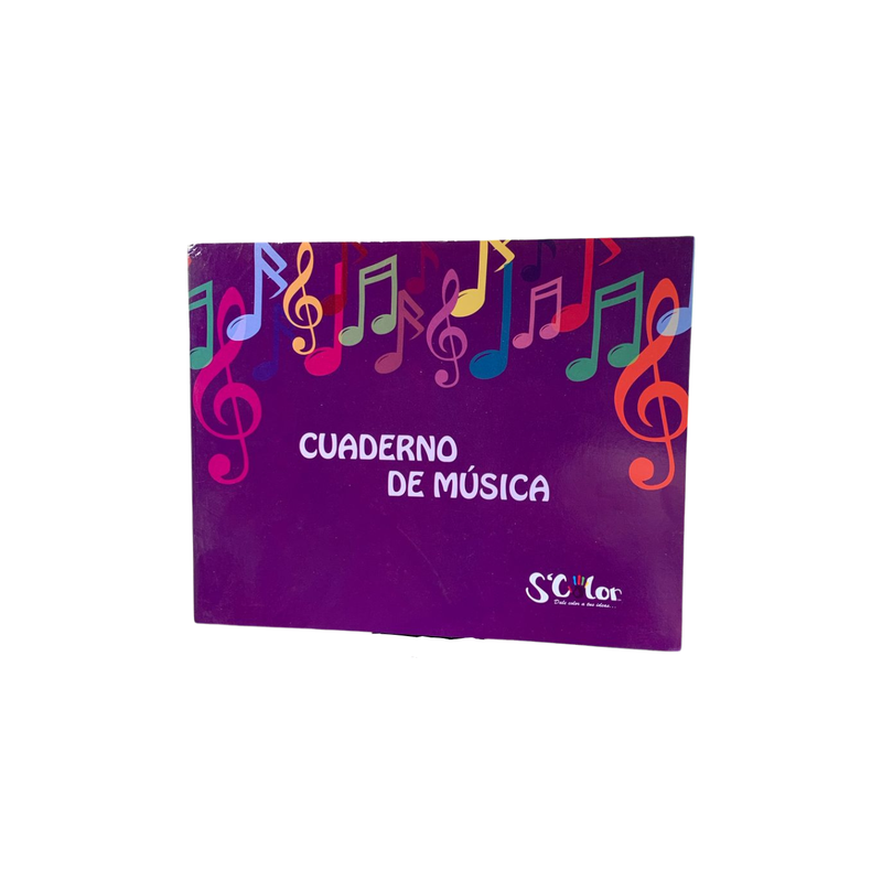 CUADERNO MUSICA 40H S'COLOR