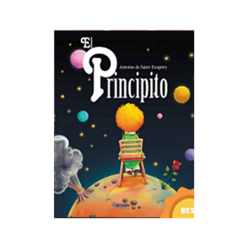 EL PRINCIPITO 124 PAG ILUSTRADO A COLOR - LIBRO DE LECTURA - TAPA DURA  21X28 CM SICOBEN