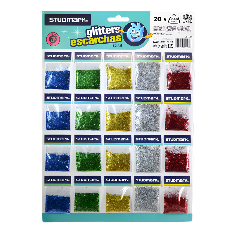 ESCARCHA SURTIDO BOLSAS 2.5 G 20 UDS