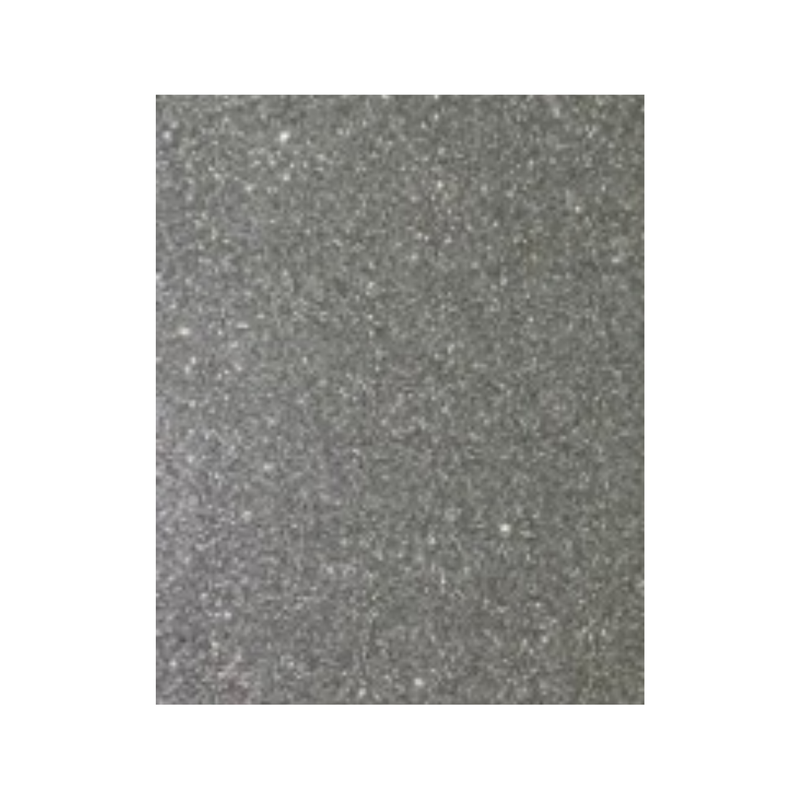 FOAM ESCARCHADO T/CARTA PLATEADO 10H