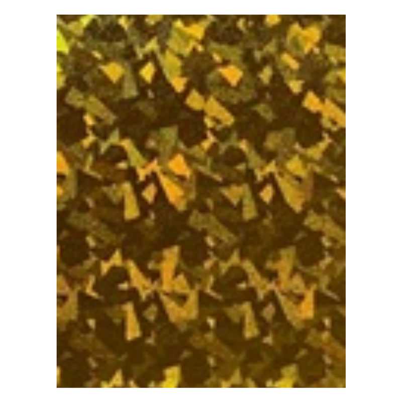 FOAM HOLOGRÁFICO T/CARTA AMARILLO 10H