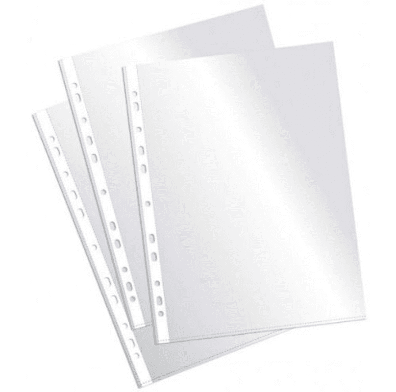 FUNDA PLAST T/ CARTA  (PAQ 100)
