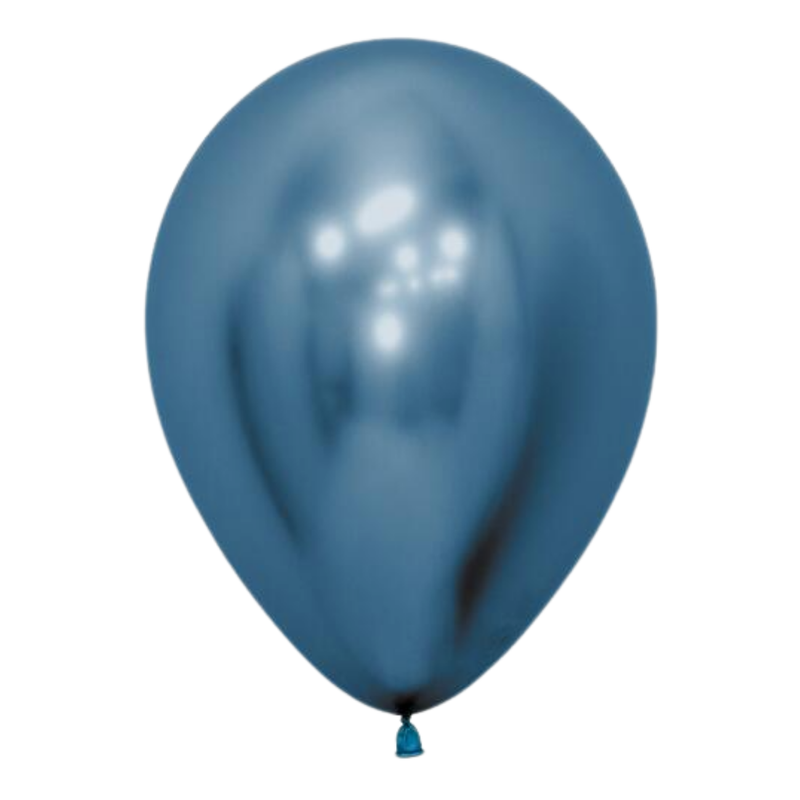 GLOBO No. 12  CHROME AZUL CELETEX (50 UDS)