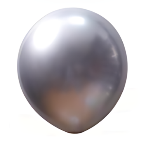 GLOBO No. 12  CHROME PLATEADO KARYMA(50 UDS)