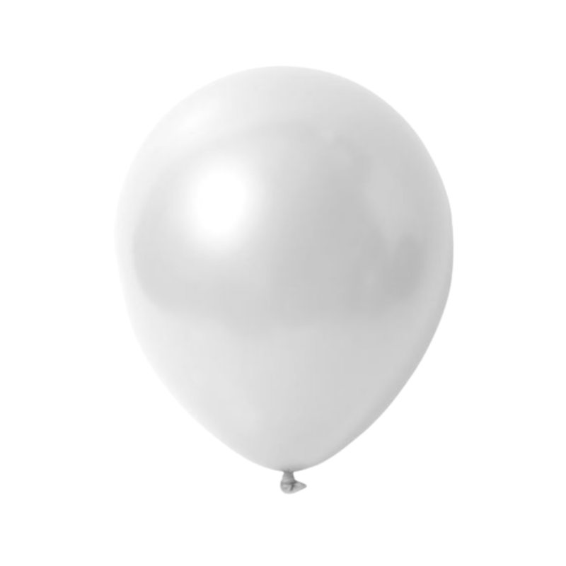 GLOBO No. 24 BLANCO PAYASO (1 UND)