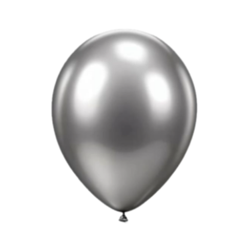 [OFF-6325] GLOBO No. 24 PLATEADO (METAL. PLATA) PAYASO (1 UND)