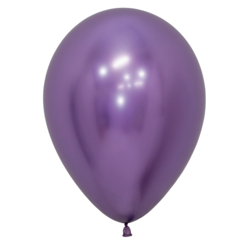[OFF-CROLI004] GLOBO No. 5 LILA LATEX CROMADO (50 UDS)