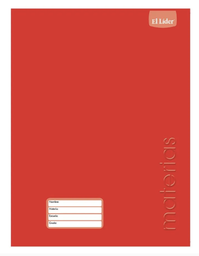 [52167] CUADERNO CL COLORES BASICOS LIDER 100H (UNIDAD)