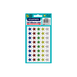[ST-PRS-28] ETIQUETA METAL ESTRELLAS SURTIDO STUDMARK