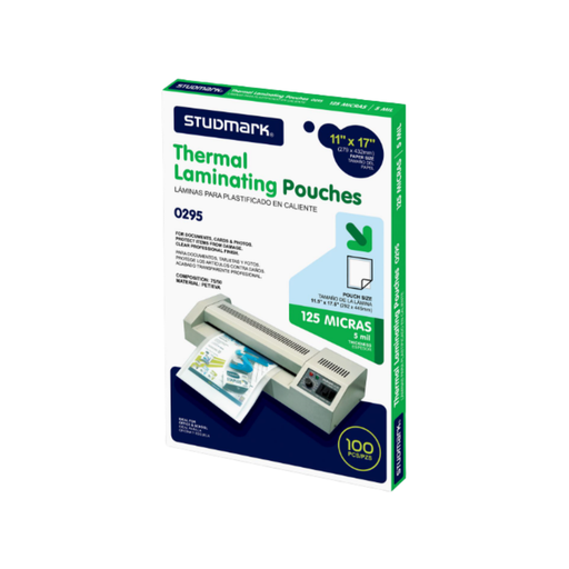 [OFF-7578] LAMINA PLAST. DOBLE CARTA 11" X 17" 125MIC (CJ 100)
