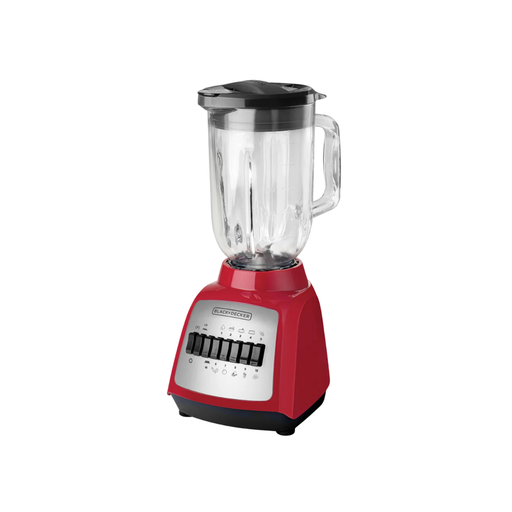 [OFF-BD00052] LICUADORA BLACK+ DECKER 10 VELOC JARRA VIDRIO 550W ROJA BLB210GR