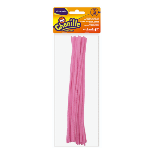 [OFF-ST-CH6-027] LIMPIA PIPA 6MM (40 PZS) ROSADO