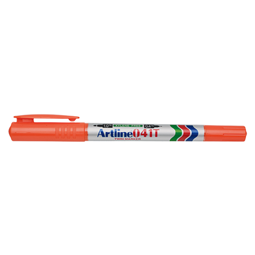 [OFF-41NA] MARCADOR DES. ARTLINE 41 DOBLE PTA. 1-0.4mm NARAN.