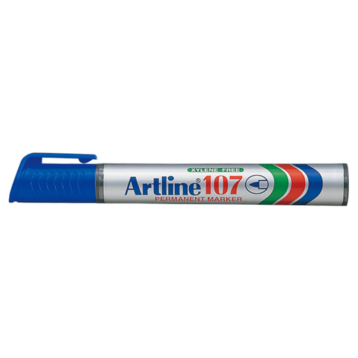 [OFF-107A] MARCADOR PERM. DESECH. BALA ARTLINE 107 AZUL