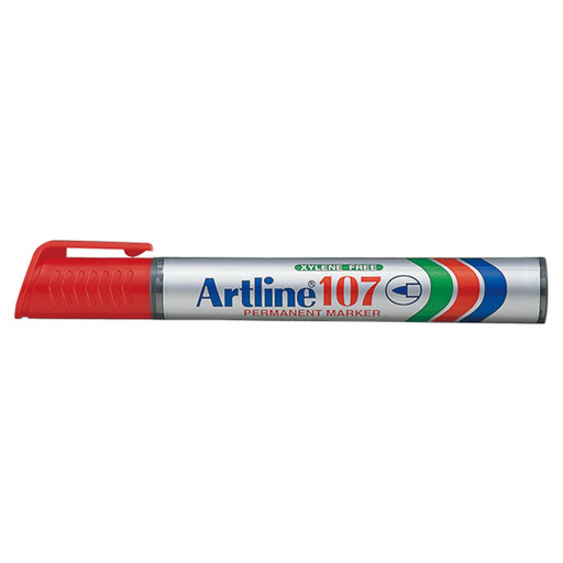 [OFF-107R] MARCADOR PERM. DESECH. BALA ARTLINE 107 ROJO