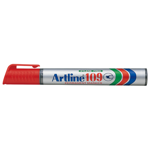 [OFF-109R] MARCADOR PERM. DESECH. BISELADO ARTLINE 109 ROJO