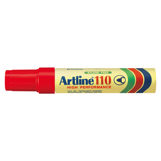 [OFF-110R] MARCADOR PERM. RECARG. BALA ARTLINE 110 ROJO