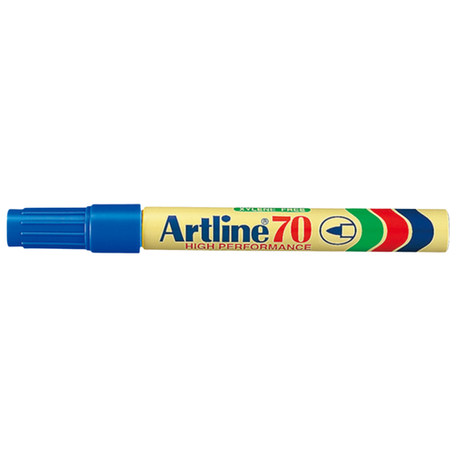 [OFF-70A] MARCADOR PERM. RECARG. BALA ARTLINE 70 AZUL