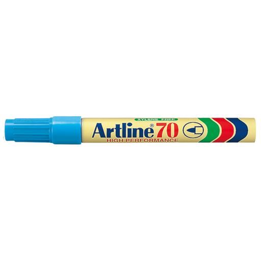 [OFF-70C] MARCADOR PERM. RECARG. BALA ARTLINE 70 CELESTE