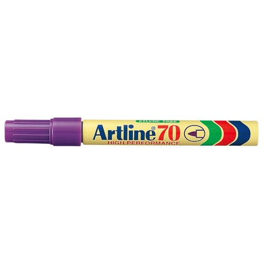 [OFF-70M] MARCADOR PERM. RECARG. BALA ARTLINE 70 MORADO